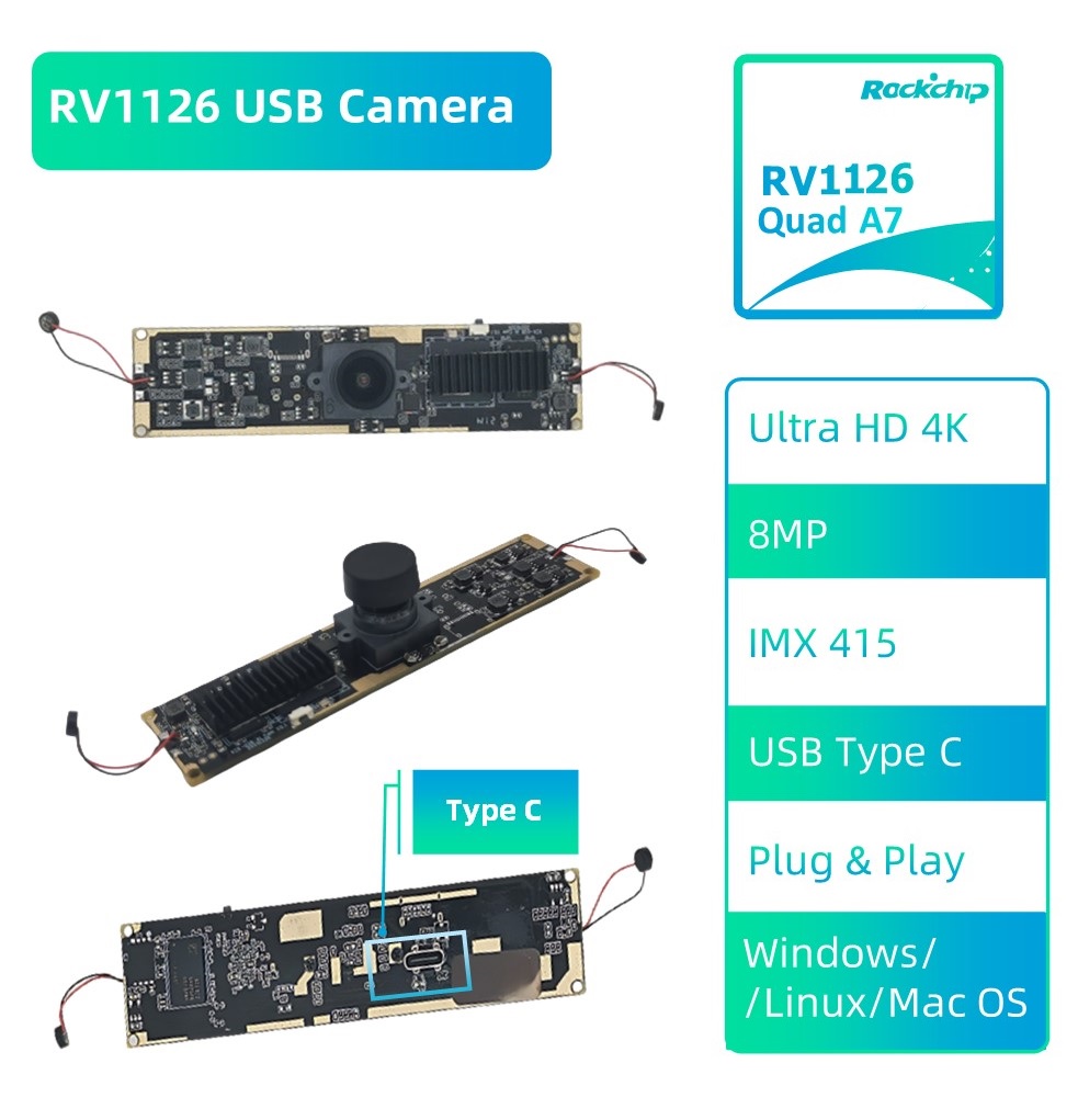 TC-RV1126 USB AI کیمرہ