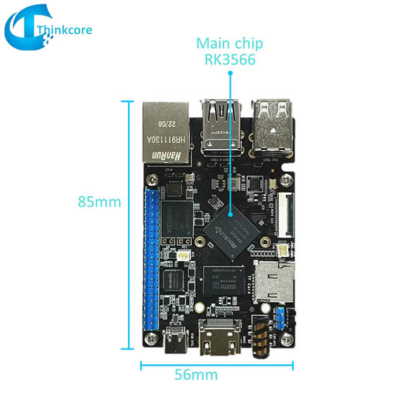 RK3566 SBC سنگل بورڈ کمپیوٹر Raspberry Pi کے ساتھ ہم آہنگ